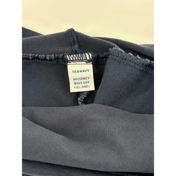 Old Navy Maternity Bootcut Full Panel Pants Navy‎ Blue Size 14 Short Pants - Picture 6 of 8